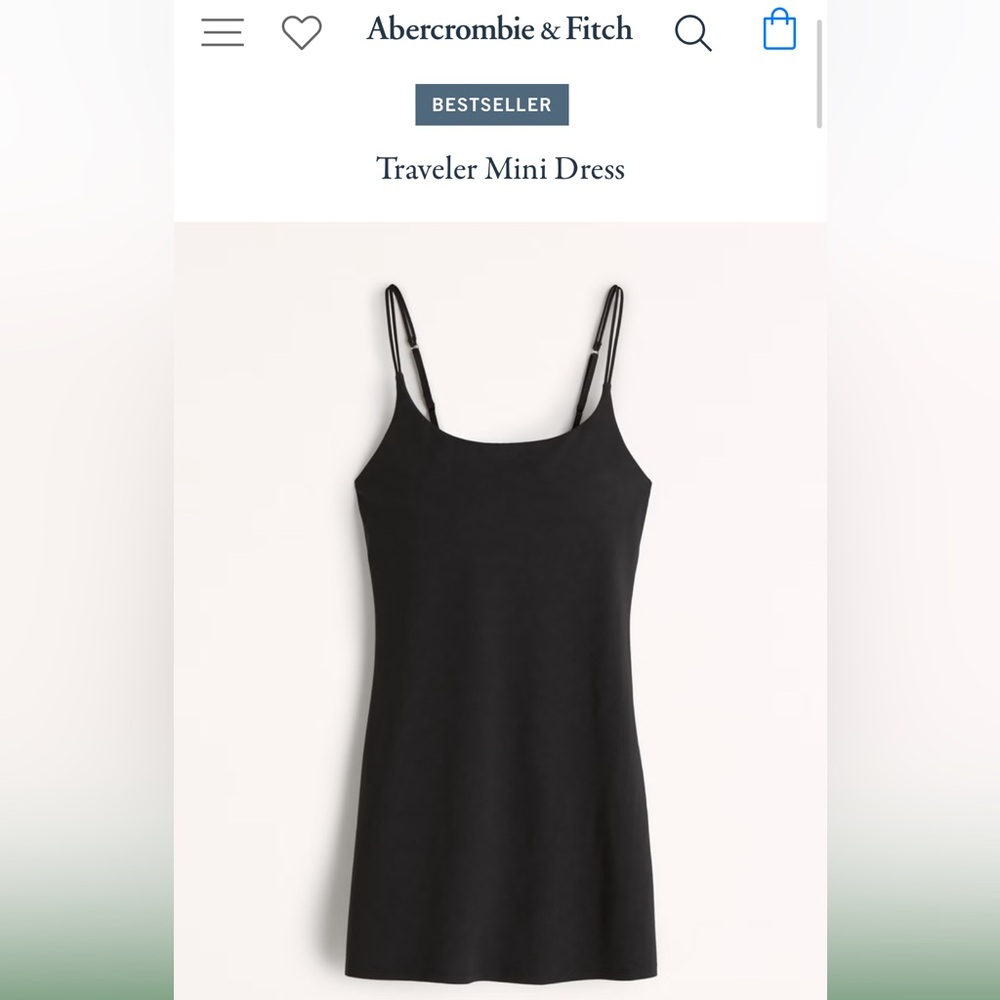 Abercrombie & Fitch Black Traveler Mini Dress